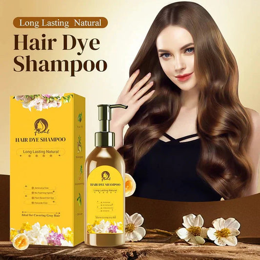 鉁↗apanese Long Lasting Natural Hair Dye Shampoo馃敟Buy 1 Get 1馃敟