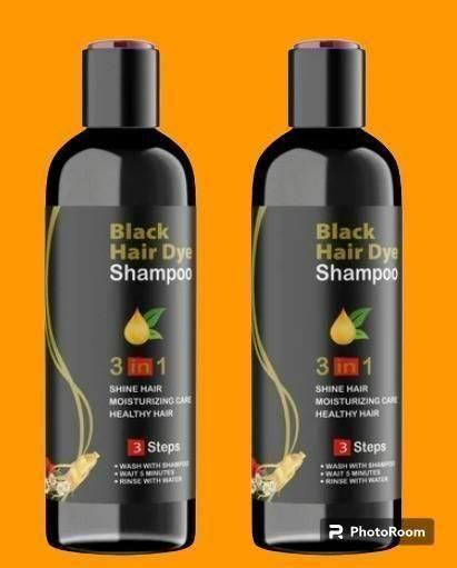 3-IN-1 BLACK HAIR DYE SHAMPOO (AYURVEDIC NO SIDE EFFECT) - Buy 1 Get 1 Free 🔥